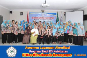 Asesmen Lapangan Akreditasi STIKes Mitra Husada Karanganyar di Prodi D3 Kebidanan.