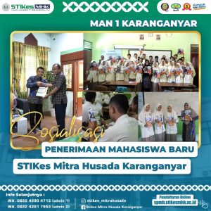 Dokumentasi Sosialisasi Penerimaan Mahasiswa Baru 2024/2025 di MAN 1 Karanganyar