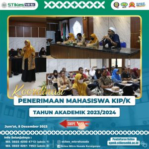 Koodinasi Penerimaan Mahasiswa KIP/K Tahun Akademik 2023/2024