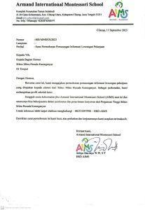 Lowongan  Armand  International Montessori School