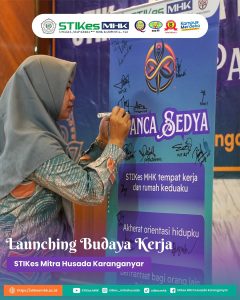 STIKes Mitra Husada Karanganyar Melaksanakan kegiatan Launching Budaya Kerja Panca Sedya