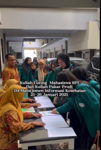 KULIAH LURING MAHASISWA RPL DAN KULIAH PAKAR PRODI D4 MANAJEMEN INFORMASI KESEHATAN 25-26 Januari 2025