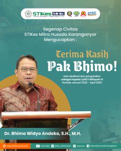 TERIMAKASIH Dr. BHIMO WIDYO ANDOKO , S.H., M.H.